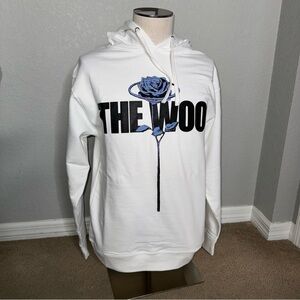Pop Smoke x Vlone The Woo Hoodie Sweatshirt White Men’s Size medium
